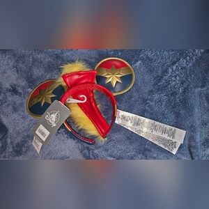 Disney Red and Gold Captain Marvel Hair Accessory